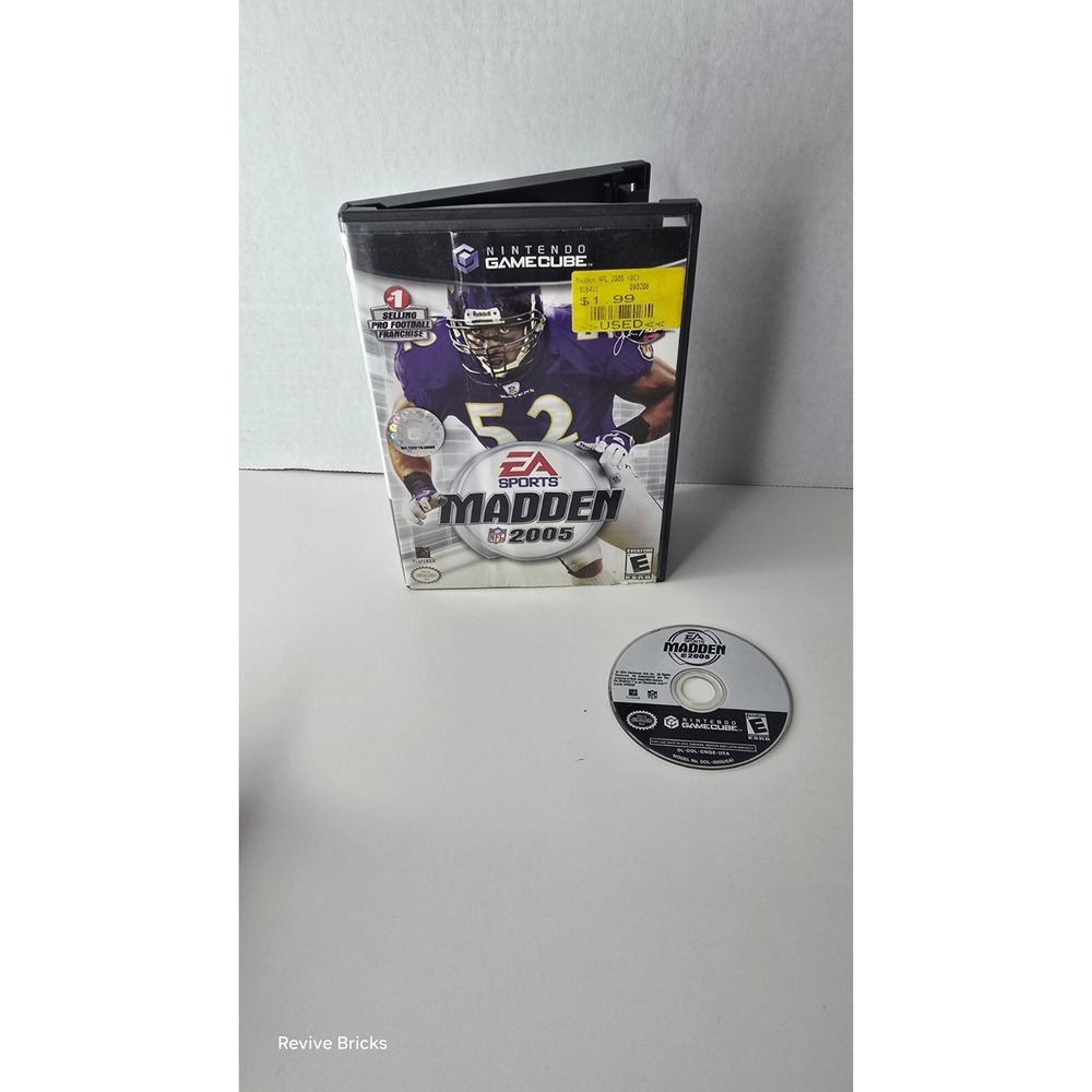 Madden NFL 2005 Nintendo GameCube , 2004 Game and Case Tested‎ and Working Great